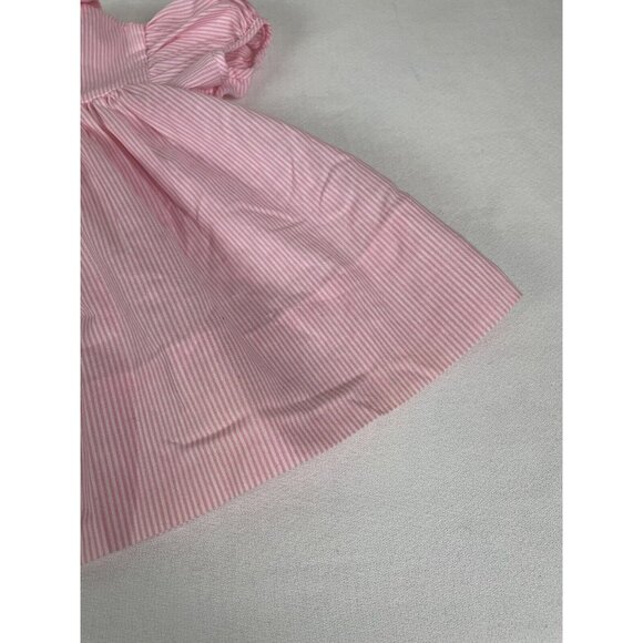Vintage Jayne Copeland Dress Infant Girls Size 3-9 Months Pink And White Stripes - Picture 5 of 10